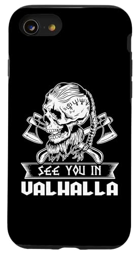 Nordische Mythologie: Wir sehen uns in Walhalla Hülle für iPhone SE (2020) / 7 / 8 von Viking And Norse Mythology Celtic Designs
