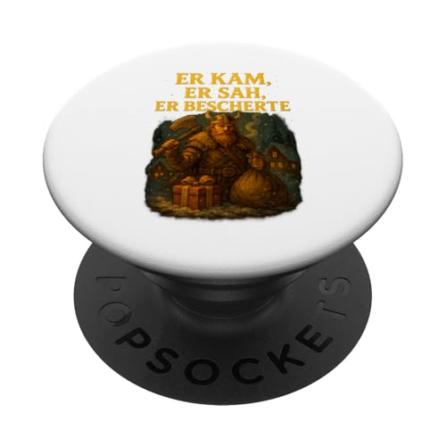 Er kam er sah er bescherte – Wikinger Yule Design PopSockets Klebender PopGrip Er kam er sah er bescherte – Wikinger Yule Design PopSockets Klebender PopGrip von Viking Collection by C.B.L