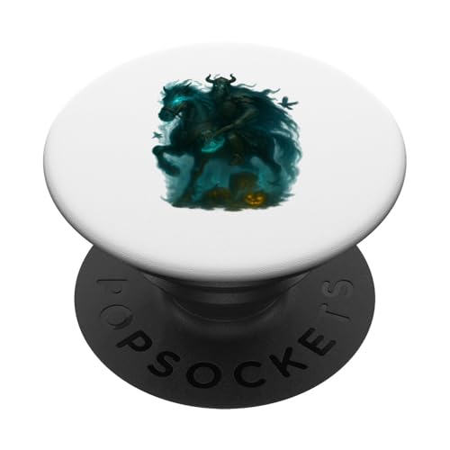 Geisterpferd mit Wikinger Halloween Design PopSockets Klebender PopGrip Geisterpferd mit Wikinger Halloween Design PopSockets Klebender PopGrip von Viking Collection by C.B.L