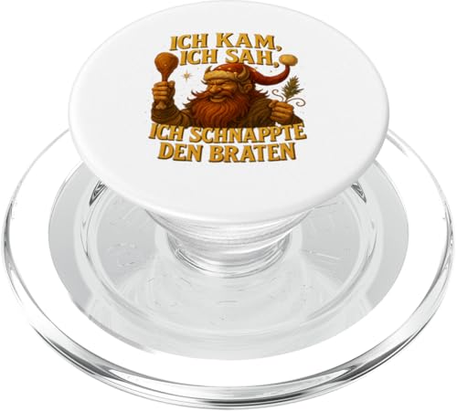 Ich schnappte den Braten – Wikinger Weihnachtsdesign PopSockets PopGrip für MagSafe Ich schnappte den Braten – Wikinger Weihnachtsdesign PopSockets PopGrip für MagSafe von Viking Collection by C.B.L