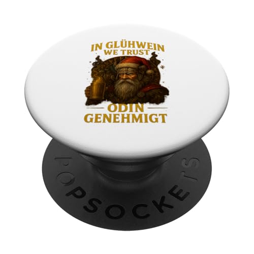 In Glühwein we trust – Odin genehmigt Design PopSockets Klebender PopGrip In Glühwein we trust – Odin genehmigt Design PopSockets Klebender PopGrip von Viking Collection by C.B.L
