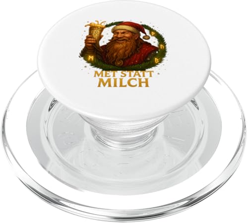 Met statt Milch Wikinger Weihnachten Design lustig PopSockets PopGrip für MagSafe Met statt Milch Wikinger Weihnachten Design lustig PopSockets PopGrip für MagSafe von Viking Collection by C.B.L