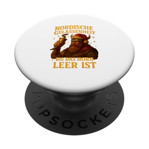 Nordische Gelassenheit – Wikinger Yule Design PopSockets Klebender PopGrip Nordische Gelassenheit – Wikinger Yule Design PopSockets Klebender PopGrip von Viking Collection by C.B.L
