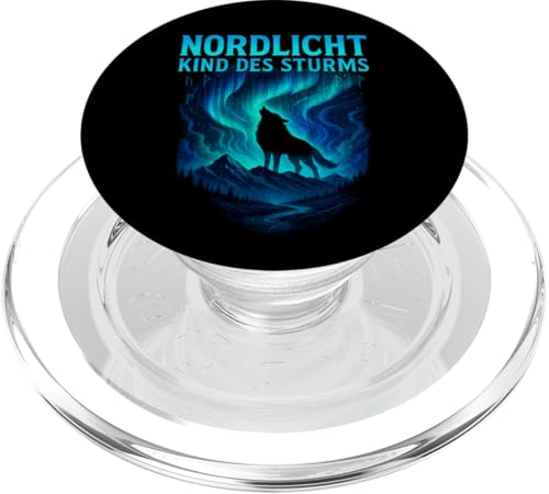Nordlicht – Kind des Sturms | Magisch-Nordisches Polarlicht PopSockets PopGrip für MagSafe Nordlicht – Kind des Sturms | Magisch-Nordisches Polarlicht PopSockets PopGrip für MagSafe von Viking Collection by C.B.L