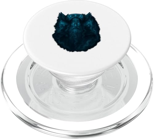 Odin im Eisnebel mit Runen Design PopSockets PopGrip für MagSafe von Viking Collection by C.B.L