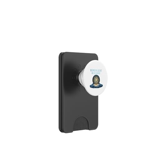 Runenlicht im Schnee Wikinger Weihnachten Runenkreis PopSockets PopWallet für MagSafe von Viking Collection by C.B.L