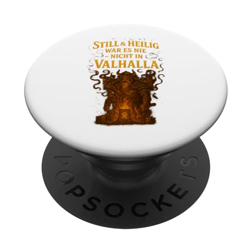 Still & heilig? Nicht in Valhalla – Yule Design PopSockets Klebender PopGrip Still & heilig? Nicht in Valhalla – Yule Design PopSockets Klebender PopGrip von Viking Collection by C.B.L