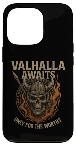 Valhalla Awaits – Only for the Worthy | Wikinger Hülle für iPhone 13 Pro von Viking Collection by C.B.L