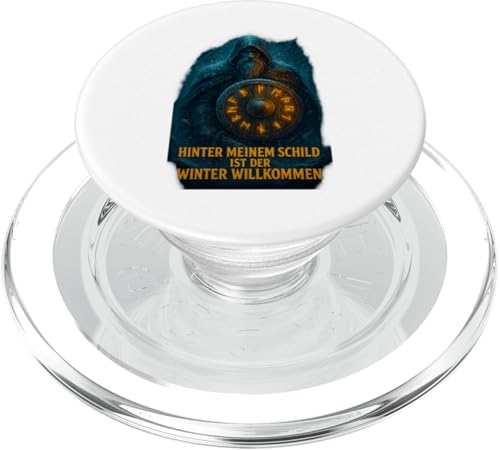 Wikinger Design Hinter Schild ist Winter willkommen PopSockets PopGrip für MagSafe von Viking Collection by C.B.L