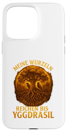 Wikinger Design Meine Wurzeln reichen bis Yggdrasil Hülle für iPhone 15 Pro Max Wikinger Design Meine Wurzeln reichen bis Yggdrasil Hülle für iPhone 15 Pro Max von Viking Collection by C.B.L