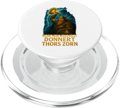 Wikinger Design Wenn Wille fällt donnert Thors Zorn PopSockets PopGrip für MagSafe Wikinger Design Wenn Wille fällt donnert Thors Zorn PopSockets PopGrip für MagSafe von Viking Collection by C.B.L