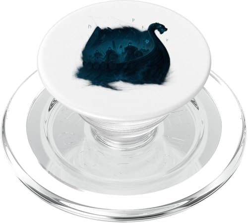 Wikinger Geisterschiff Halloween Design Drachenboot Runen PopSockets PopGrip für MagSafe Wikinger Geisterschiff Halloween Design Drachenboot Runen PopSockets PopGrip für MagSafe von Viking Collection by C.B.L