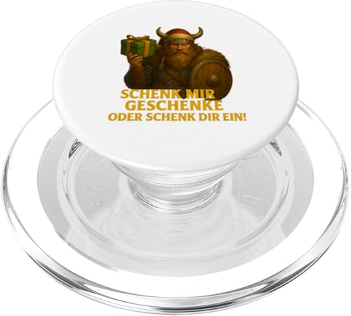 Wikinger Spruch Schenk mir Geschenke Design PopSockets PopGrip für MagSafe Wikinger Spruch Schenk mir Geschenke Design PopSockets PopGrip für MagSafe von Viking Collection by C.B.L