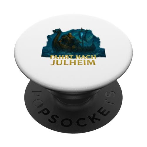 Wikinger Weihnachtsdesign Fahrt nach Julheim PopSockets Klebender PopGrip Wikinger Weihnachtsdesign Fahrt nach Julheim PopSockets Klebender PopGrip von Viking Collection by C.B.L
