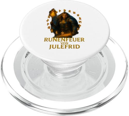 Wikinger Weihnachtsdesign Runenfeuer von Julefrid PopSockets PopGrip für MagSafe von Viking Collection by C.B.L