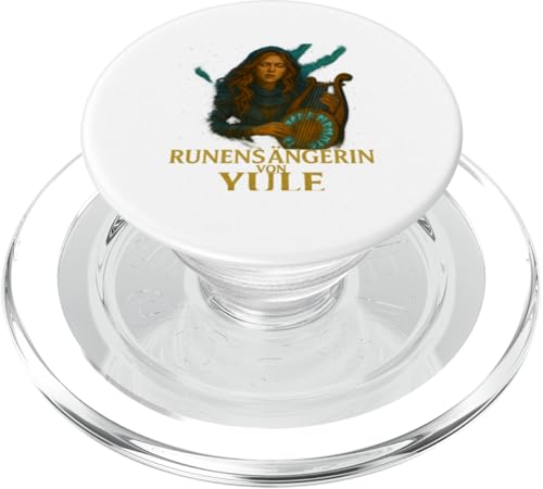 Wikinger Weihnachtsdesign Runensängerin von Yule PopSockets PopGrip für MagSafe von Viking Collection by C.B.L