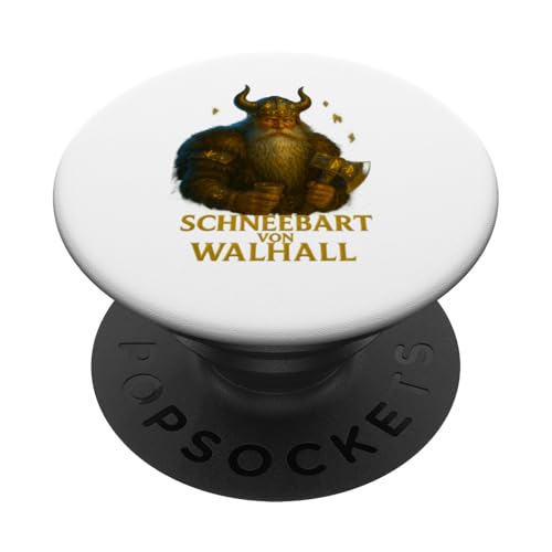 Wikinger Weihnachtsdesign Schneebart von Walhall PopSockets Klebender PopGrip Wikinger Weihnachtsdesign Schneebart von Walhall PopSockets Klebender PopGrip von Viking Collection by C.B.L