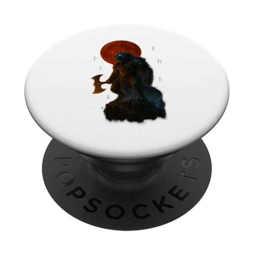 Wikinger Werwolf Halloween Design Blutmond Axt Runen PopSockets Klebender PopGrip Wikinger Werwolf Halloween Design Blutmond Axt Runen PopSockets Klebender PopGrip von Viking Collection by C.B.L