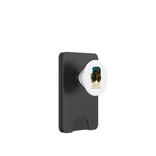 Wikinger mit Runenschild, Axt und Feuermacht PopSockets PopWallet für MagSafe von Viking Collection by C.B.L