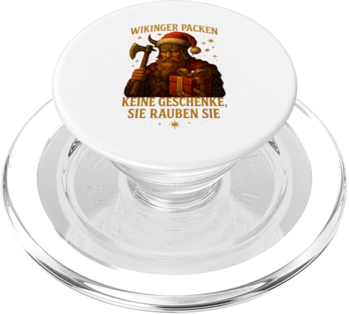 Wikinger rauben Geschenke – Lustiges Weihnachtsdesign PopSockets PopGrip für MagSafe Wikinger rauben Geschenke – Lustiges Weihnachtsdesign PopSockets PopGrip für MagSafe von Viking Collection by C.B.L