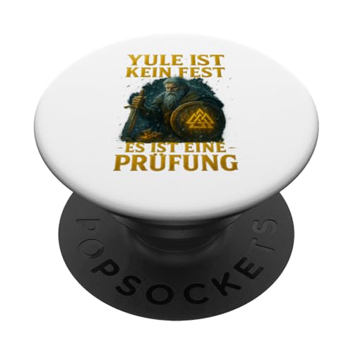 Yule ist eine Prüfung – Wikinger Winterdesign PopSockets Klebender PopGrip Yule ist eine Prüfung – Wikinger Winterdesign PopSockets Klebender PopGrip von Viking Collection by C.B.L