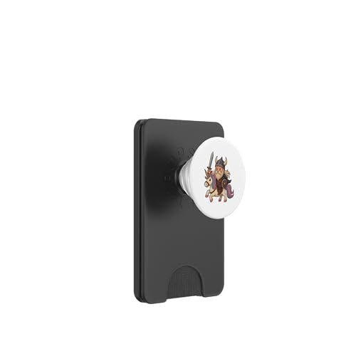 Wikinger reiten mutiges Einhorn Jungen Mädchen Männer Frauen Kinder Erwachsene PopSockets PopWallet für MagSafe von Viking Riding A Unicorn Rainbow Shop