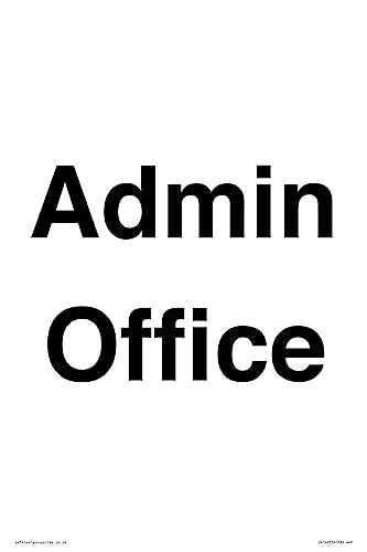 Admin Office Schild – 200 x 300 mm – A4P von Viking Signs