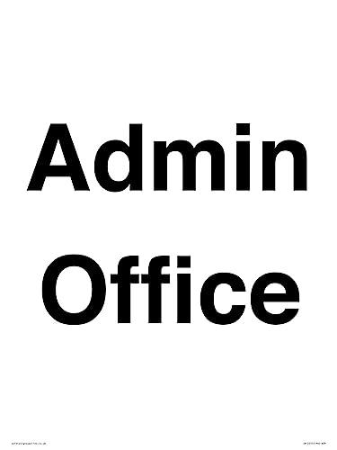 Admin Office Schild – 300 x 400 mm – A3P von Viking Signs