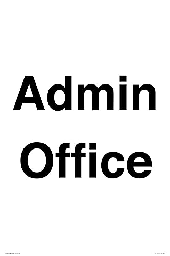 Admin Office Schild – 400 x 600 mm – A2P von Viking Signs