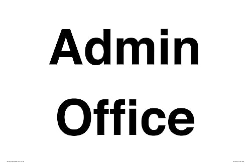 Admin Office Schild – 600 x 400 mm – A2L von Viking Signs