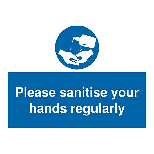 Bitte desinfizieren Sie Ihre Hände regelmäßig. von Viking Signs
