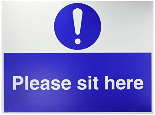 Bitte sitzen Sie hier. von Viking Signs