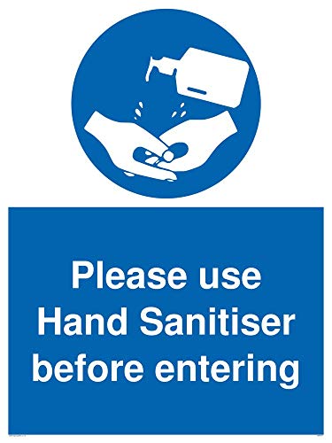 Bitte verwenden Sie Händedesinfektionsmittel vor dem Betreten von Viking Signs