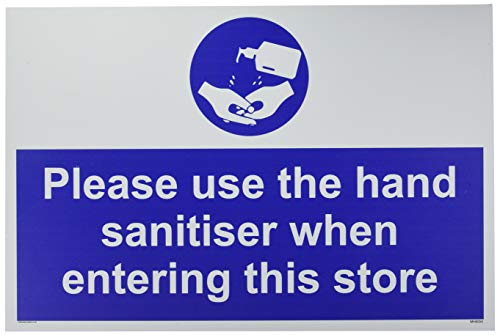 Bitte verwenden Sie das Händedesinfektionsmittel. von Viking Signs