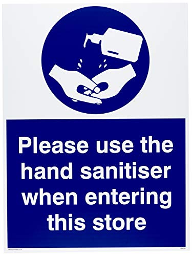 Bitte verwenden Sie den Handdesinfektionsmittel von Viking Signs