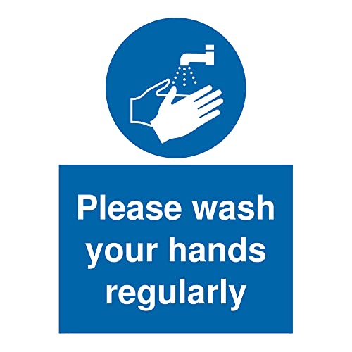 Bitte waschen Sie Ihre Hände regelmäßig. von Viking Signs