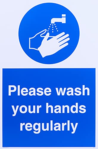 Bitte waschen Sie Ihre Hände regelmäßig. von Viking Signs