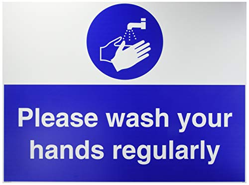 Bitte waschen Sie regelmäßig Ihre Hände. von Viking Signs
