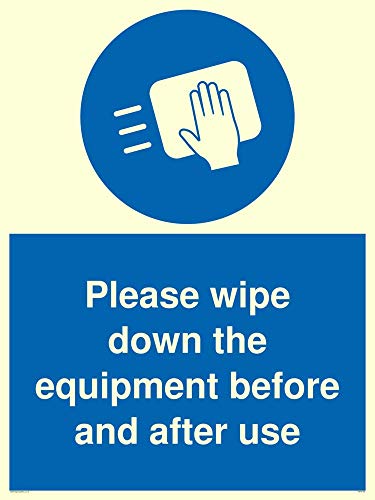 Bitte wischen Sie die Ausrüstung vor und nach dem Gebrauch ab. von Viking Signs