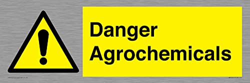 Danger Agrochemicals Schild – 450 x 150 mm – L41 von Viking Signs