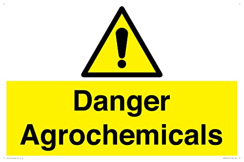 Danger Agrochemicals Schild – 600 x 400 mm – A2L von Viking Signs