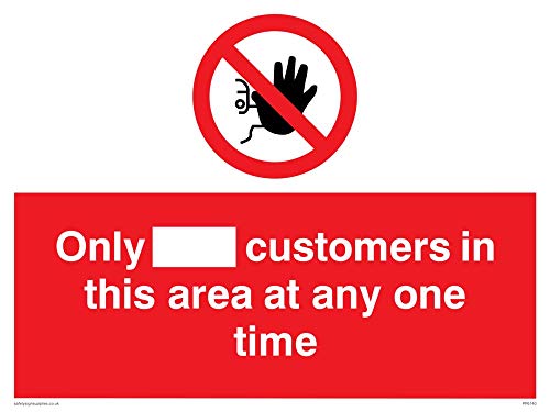 Jederzeit nur [ ] Kunden in diesem Bereich von Viking Signs