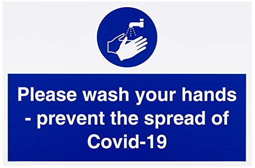 Please wash your hands - prevent the spread of Covid-19 von Viking Signs