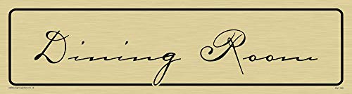 Viking Schilder dv1130-l26-gv "Esszimmer" Türschild, caramel Schriftart, Vinyl gold Aufkleber, 225 mm H x 60 mm w Viking Schilder dv1130-l26-gv "Esszimmer" Türschild, caramel Schriftart, Vinyl gold Aufkleber, 225 mm H x 60 mm w von Viking Signs