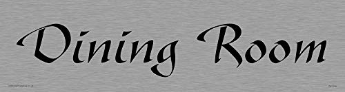 Viking Schilder dv1154-l26-ms "Esszimmer" Türschild, Gazelle Schriftart, 1 mm Edelstahl, 225 mm H x 60 mm w Viking Schilder dv1154-l26-ms "Esszimmer" Türschild, Gazelle Schriftart, 1 mm Edelstahl, 225 mm H x 60 mm w von Viking Signs