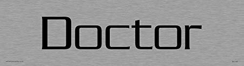 Viking Schilder dv1187-l26-ms "Doctor" Türschild, Serpentine Licht Schriftart, 1 mm Edelstahl, 225 mm H x 60 mm w Viking Schilder dv1187-l26-ms "Doctor" Türschild, Serpentine Licht Schriftart, 1 mm Edelstahl, 225 mm H x 60 mm w von Viking Signs