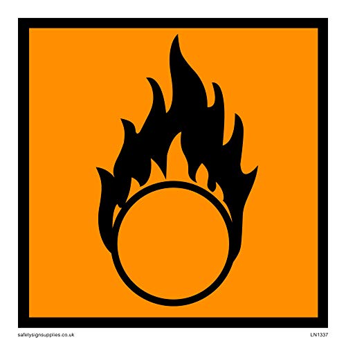 Viking Schilder ln1337-s10-v Oxidising – Chip Symbol Zeichen, Vinyl, 100 mm x 100 mm von Viking Signs