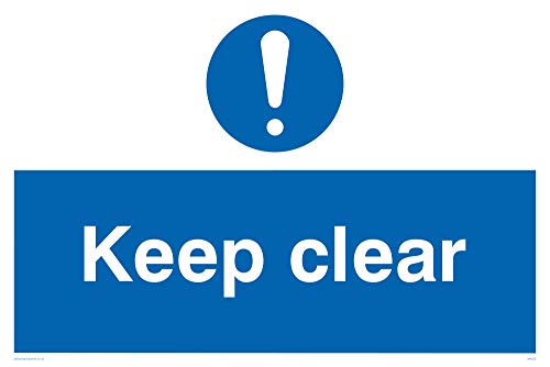 Viking Schilder ma235-a2l-v "Keep Clear Schild, Vinyl, 400 mm H x 600 mm W Viking Schilder ma235-a2l-v "Keep Clear Schild, Vinyl, 400 mm H x 600 mm W von Viking Signs