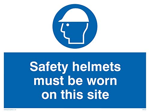 Viking Schilder mc522-a3l-v "Sicherheit Helme zu tragen, auf dieser Seite" Sign, Vinyl, 300 mm H x 400 mm W Viking Schilder mc522-a3l-v "Sicherheit Helme zu tragen, auf dieser Seite" Sign, Vinyl, 300 mm H x 400 mm W von Viking Signs