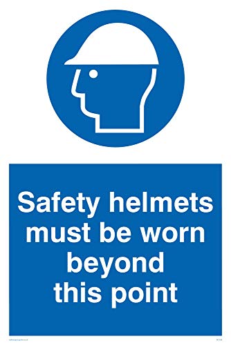 Viking Schilder mc528-a4p-v "Sicherheit Helme zu tragen, Beyond This Point" Zeichen, Vinyl, 300 mm H x 200 mm W Viking Schilder mc528-a4p-v "Sicherheit Helme zu tragen, Beyond This Point" Zeichen, Vinyl, 300 mm H x 200 mm W von Viking Signs
